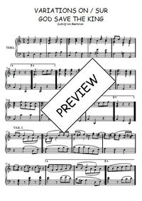 Thème et variation sur God save the King - Ludwig van Beethoven